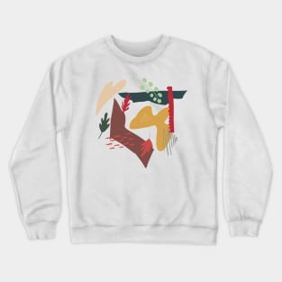 Autumnal Collage Crewneck Sweatshirt